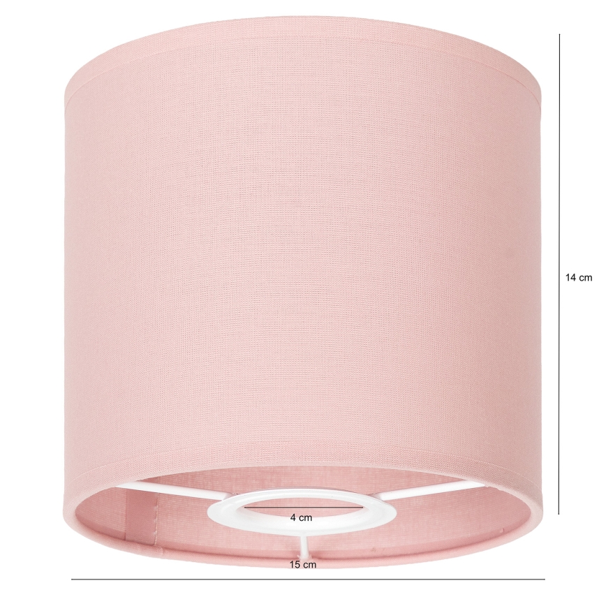 BRILAGI - Universaalne BOBO lambivarjuk E27 läbim. 15 cm roosa