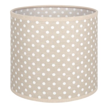 BRILAGI - Universaalne lambivari BOBO E27, läbimõõt 15 cm, beež/täpiline
