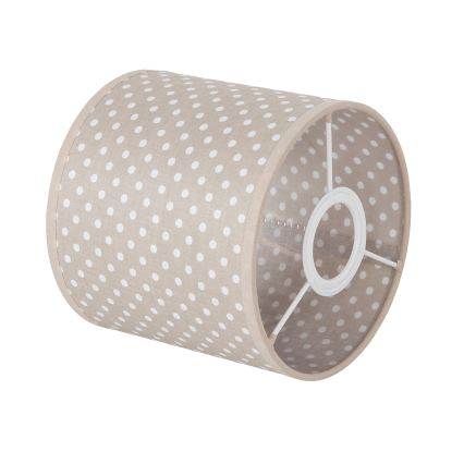 BRILAGI - Universaalne lambivari BOBO E27, läbimõõt 15 cm, beež/täpiline