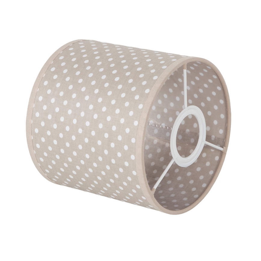 BRILAGI - Universaalne lambivari BOBO E27, läbimõõt 15 cm, beež/täpiline