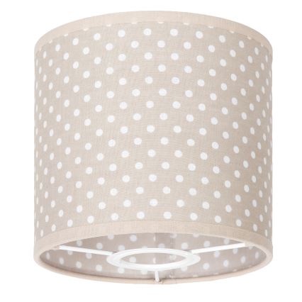 BRILAGI - Universaalne lambivari BOBO E27, läbimõõt 15 cm, beež/täpiline