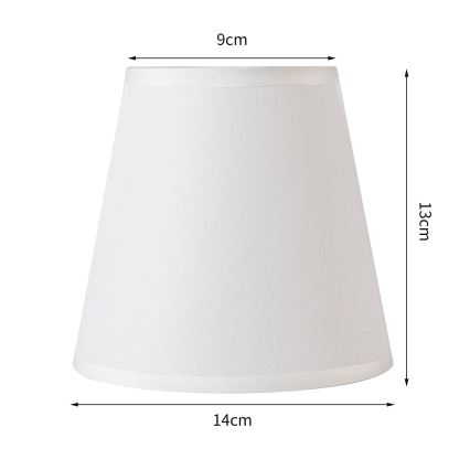 Brilagi - Universaalne lambivari NUBILA E27 13x9 cm valge