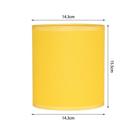 Brilagi - Universaalne lambivarjuk NUBILA E27 15,5x14 cm kollane