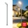 Brilagi - URBANLIGHT 3 m postiga LED-tänavavalgusti pööratava liigendiga, 50W/230V, antratsiit, IP65