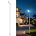 Brilagi - URBANLIGHT LED/50W/230V tänavavalgusti postiga (3 m) ja liigendiga, hall, IP65