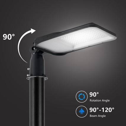 Brilagi - URBANLIGHT LED tänavavalgusti, 100 W, 230 V, must, IP65