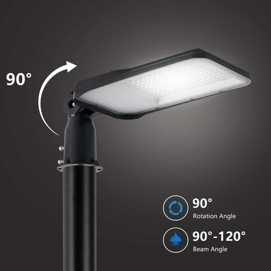 Brilagi - URBANLIGHT LED tänavavalgusti, 100 W, 230 V, must, IP65