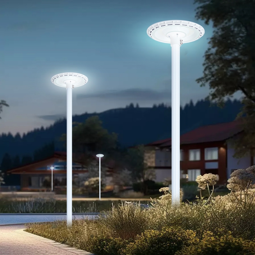 Brilagi - URBANSPARK LED-tänavavalgusti koos 3 m postiga LED/120W/230V valge IP65