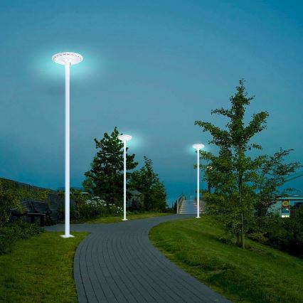 Brilagi - URBANSPARK LED-tänavavalgusti koos 3 m postiga LED/120W/230V valge IP65
