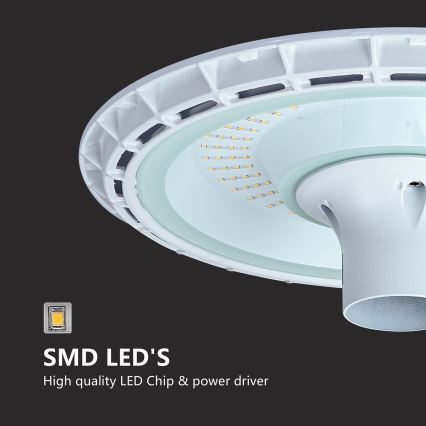 Brilagi - URBANSPARK LED-tänavavalgusti koos 3 m postiga LED/120W/230V valge IP65