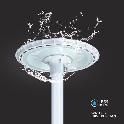 Brilagi - URBANSPARK LED-tänavavalgusti koos 3 m postiga LED/120W/230V valge IP65