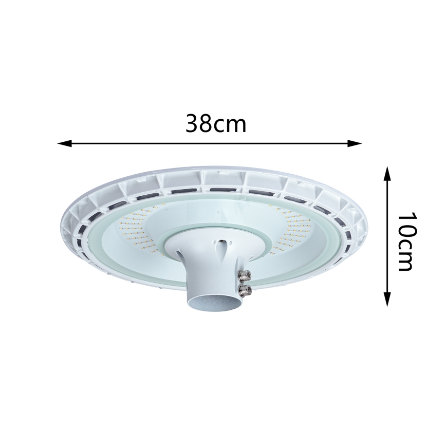 Brilagi - URBANSPARK LED-tänavavalgusti koos 3 m postiga LED/120W/230V valge IP65