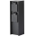 Brilagi - Väli pistikupesadega torn PILLAR 2Z SCHUKO 230V IP44 must