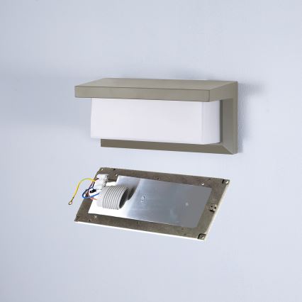 Brilagi - Väli seinavalgusti BRICKY 1xE27/60W/230V hall IP54