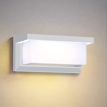 Brilagi - Väli seinavalgusti BRICKY 1xE27/60W/230V valge IP54