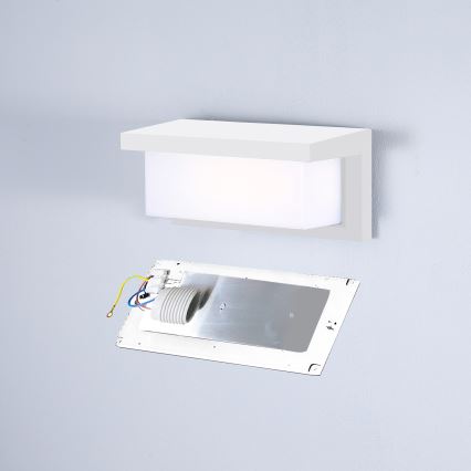 Brilagi - Väli seinavalgusti BRICKY 1xE27/60W/230V valge IP54