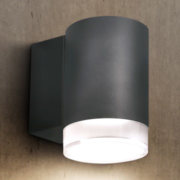 Brilagi - Väli seinavalgusti MATERA 1xGU10/30W/230V antratsiit IP54