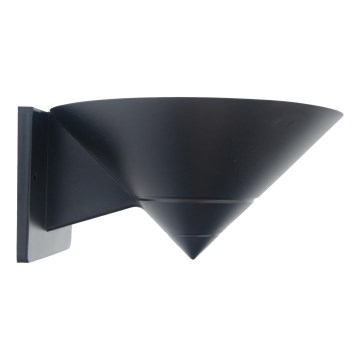 BRILAGI - Väline seinakinnitus HARBOR CONE 1xE27/40W/230V 20 cm IP33 must