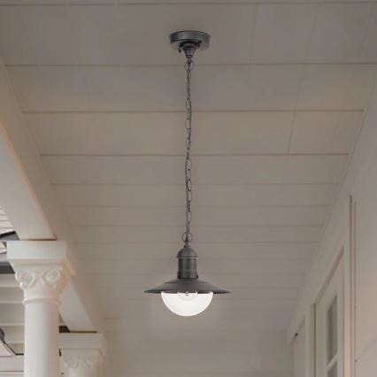 Brilagi - välirippvalgusti MOLDE 1xE27/60W IP44 must