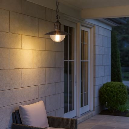 Brilagi - Välirippvalgusti MOLDE 1xE27/60W IP44 pronks/patina