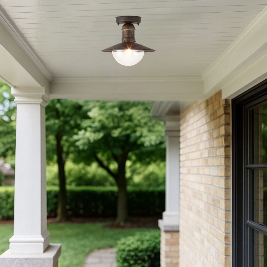 Brilagi - Välislaevalgusti MOLDE 1xE27/60W IP44 pronks/patina