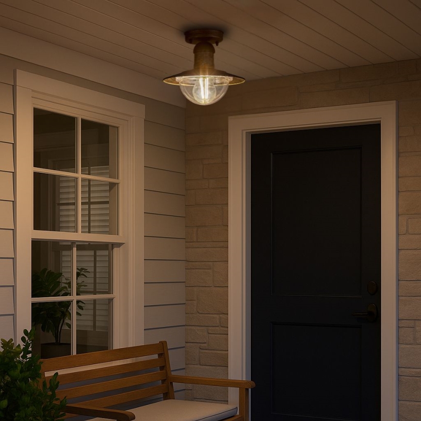 Brilagi - Välislaevalgusti MOLDE 1xE27/60W IP44 pronks/patina