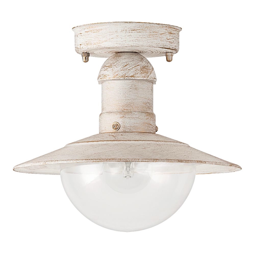 Brilagi - Välislaevalgusti MOLDE 1xE27/60W IP44 valge/patina