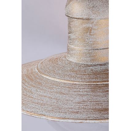 Brilagi - Välislaevalgusti MOLDE 1xE27/60W IP44 valge/patina