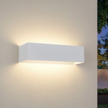 Brilagi - Välisseinale paigaldatav LED-seinalamp DONNANI LED/12W/230V 30 cm valge IP44
