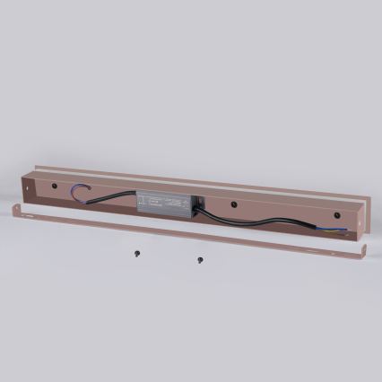 Brilagi - LED välisseinavalgusti LINEAR LED/8W/230V 3000K IP65 30 cm pruun CRI 90