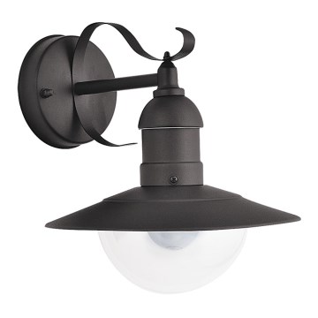 Brilagi - Välisseinale paigaldatav seinavalgusti MOLDE 1xE27/60W/230V IP44 must