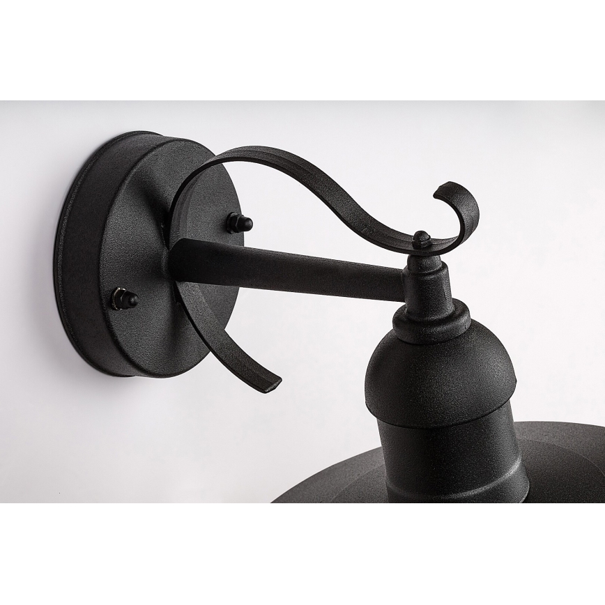 Brilagi - Välisseinale paigaldatav seinavalgusti MOLDE 1xE27/60W/230V IP44 must