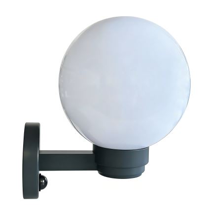 Brilagi - Välisseinavalgusti liikumisanduriga HARBOR 1xE27/40W/230V IP33 antratsiit/valge