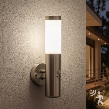 BRILAGI - välisseinavalgusti ELIA anduriga 1xE27/20W/230V IP44 mattkroom