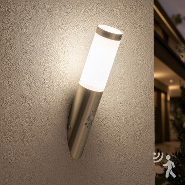 BRILAGI - Välisseinavalgusti liikumisanduriga ELIA 1xE27/20W/230V IP44 mattkroom