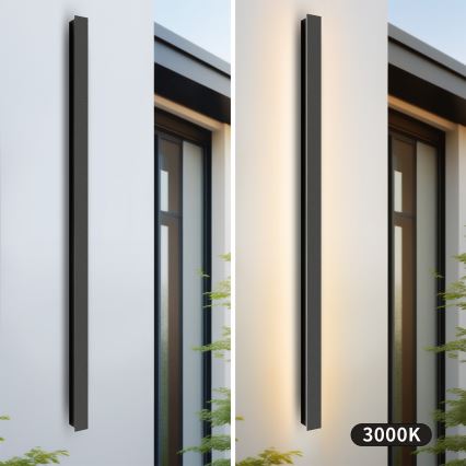 Brilagi - LED-välisseinavalgusti LINEAR LED/32W/230V 3000K IP65 140 cm must