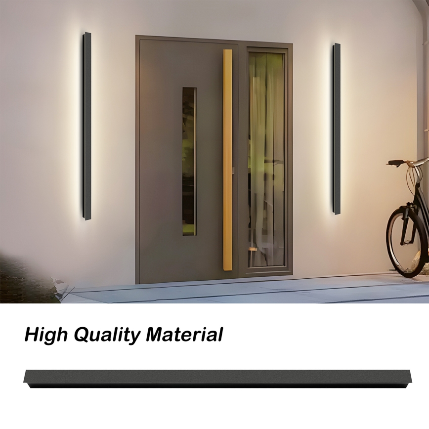 Brilagi - LED-välisseinavalgusti LINEAR LED/32W/230V 3000K IP65 140 cm must
