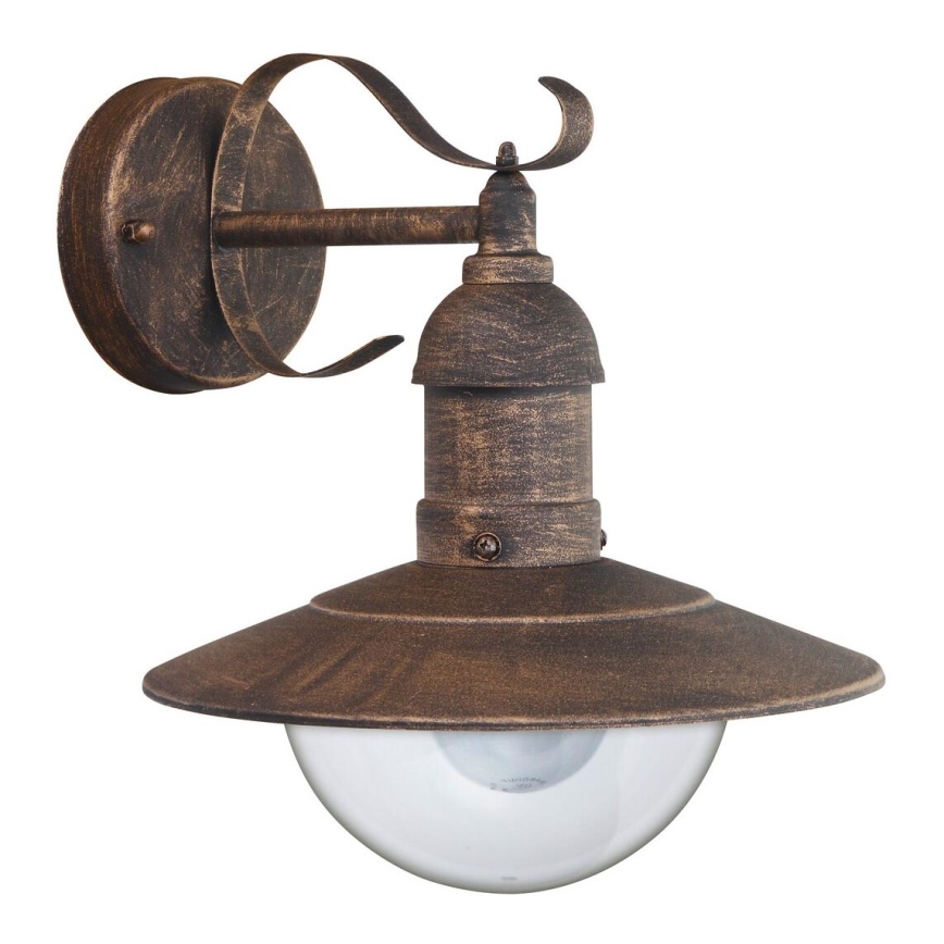 Brilagi - Välisseinavalgusti MOLDE 1xE27/60W/230V IP44 pronks/patina