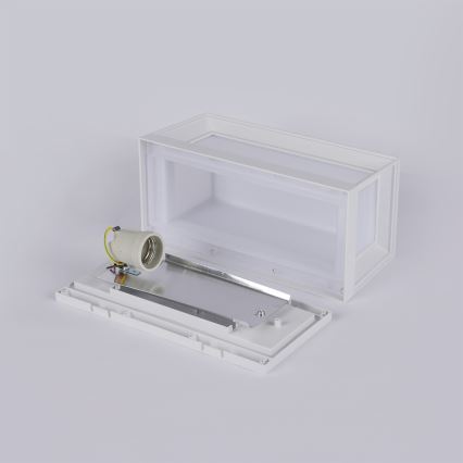 Brilagi - Välisseinavalgusti PARKER 1xE27/60W/230V valge IP44