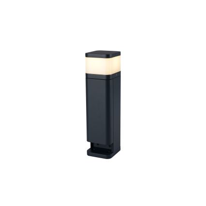 Brilagi - Välisvalgusti PILLAR kahe SCHUKO-pistikupesaga 1xG9/11W/230V IP44 antratsiit