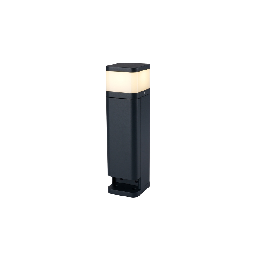 Brilagi - Välisvalgusti PILLAR kahe SCHUKO-pistikupesaga 1xG9/11W/230V IP44 antratsiit