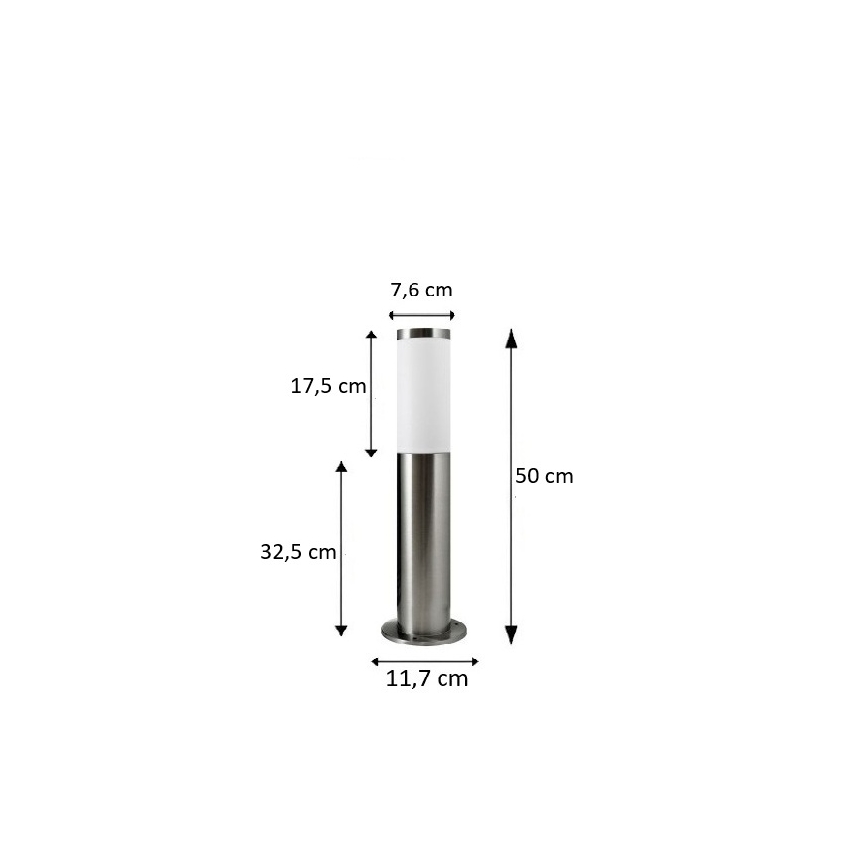 BRILAGI - Välisvalgusti ELIA 1xE27/20W/230V IP44 50 cm mattkroom