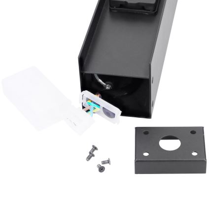 Brilagi - Välisvalgusti kahe SCHUKO-pistikupesaga 1xG9/11W/230V IP44 must