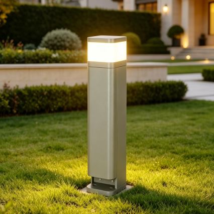 BRILAGI - Välisvalgusti kahe SCHUKO-pistikupesaga PILLAR 1xG9/11W/230V IP44 hall