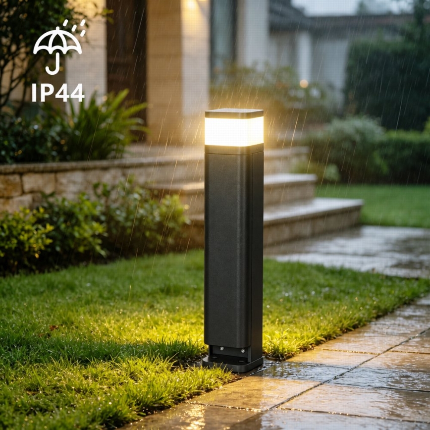 BRILAGI - Välisvalgusti kahe SCHUKO-pistikupesaga PILLAR 1xG9/11W/230V IP44 must