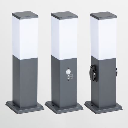 BRILAGI - Välisvalgusti liikumisanduriga NOVA 1xE27/15W/230V 40 cm IP44 antratsiit