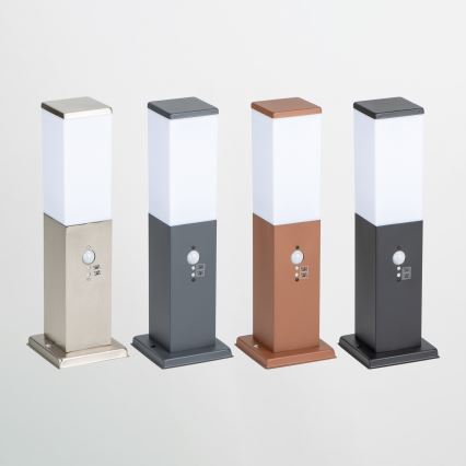 BRILAGI - Välisvalgusti liikumisanduriga NOVA 1xE27/15W/230V 40 cm IP44 antratsiit