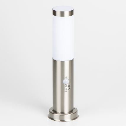 BRILAGI - Välisvalgusti liikumisanduriga NOVA 1xE27/15W/230V 40 cm IP44 matitud kroom