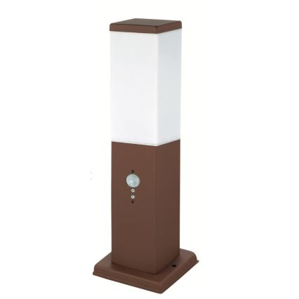 Brilagi - välisvalgusti liikumisanduriga NOVA 1xE27/15W/230V 40 cm IP44 pruun