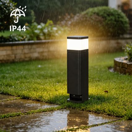 BRILAGI - Välisvalgusti SCHUKO PILLAR kahe pistikupesaga 1xG9/11W/230V IP44 must